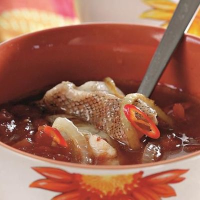 Мексиканский суп из окуня