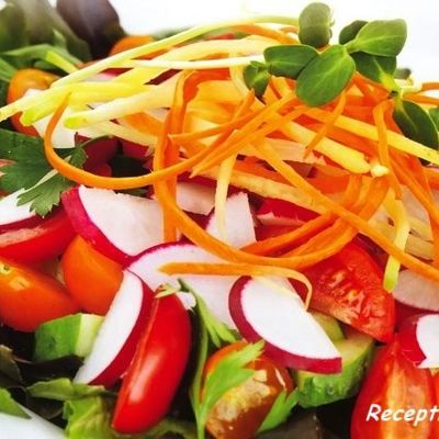 Овощной салат Здоровье