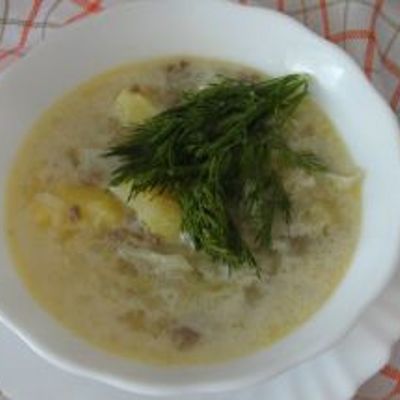 Быстрый и вкусный суп с капустой и фаршем