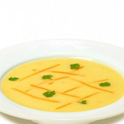 Овощной крем-суп пюре с сыром