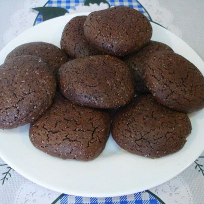Простое и вкусное шоколадное печенье в духовке за 15 минут