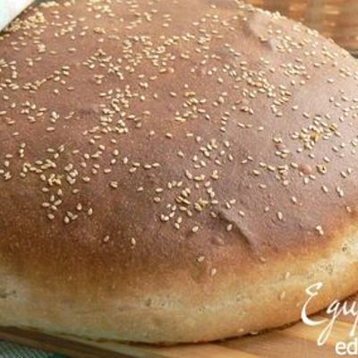 Цельнозерновой пшеничный хлеб на опаре