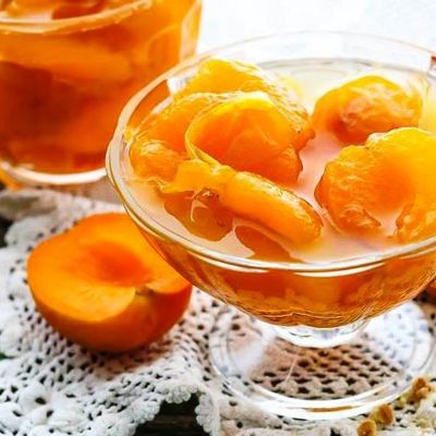 Варенье из абрикосов половинками в сиропе