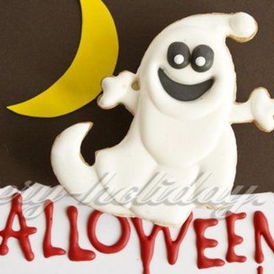 Печенье на Хэллоуин Добрый призрак
