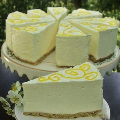 Шифоновый лимонный торт-суфле