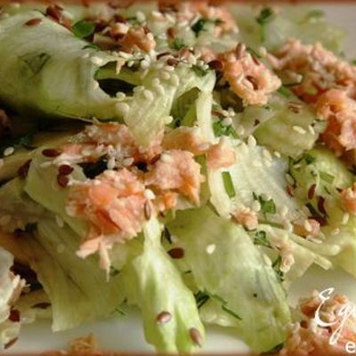 Легкий и сытный салат для Анастасии