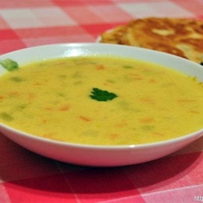 Овощной суп-пюре мили-джули сабджи ка суп