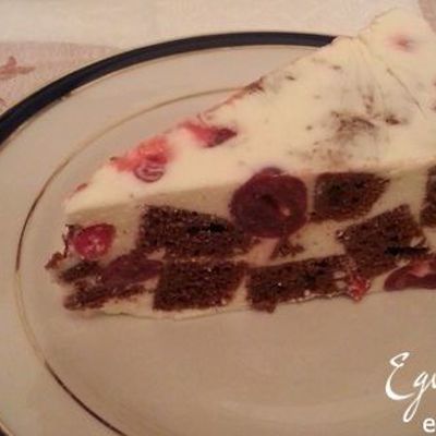 Фруктово-ягодный торт суфле