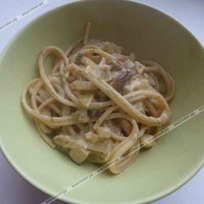 Спагетти с интересным соусом