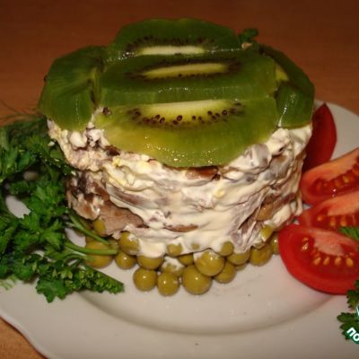 Салат с киви Мариночка