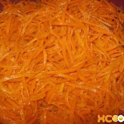 Настоящая морковь по-корейски