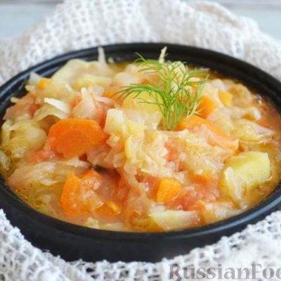 Картофельный суп с квашеной капустой