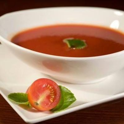 Суп-пюре из свежих помидоров
