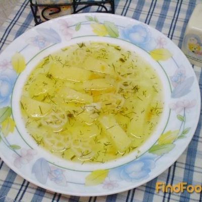Простой суп с макаронами в мультиварке