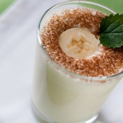 Молочный коктейль с бананами