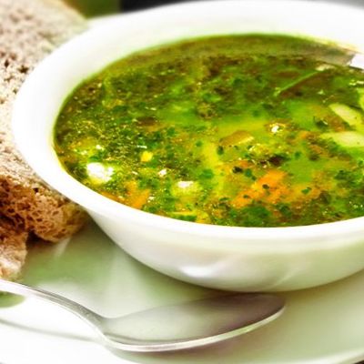 Щавелевый суп без мяса