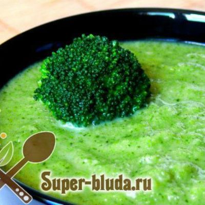 Суп-пюре из брокколи рецепт со сливками