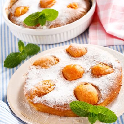 Летний десерт из абрикосов