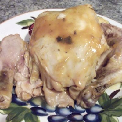Цыпленок с грибами и сыром Моцарелла