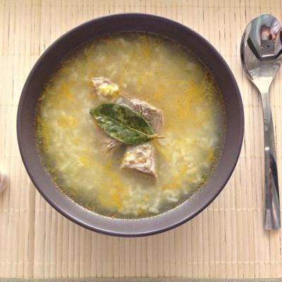 Рисовый суп без картошки