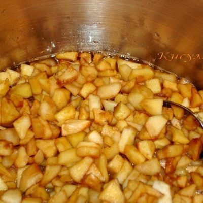 Заготовка из яблок для пирога