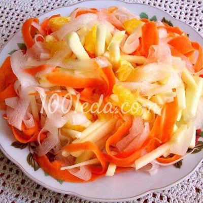 Салат витаминный с дайконом