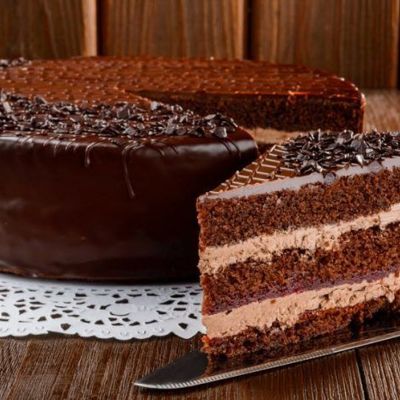 Божественный шоколадный торт