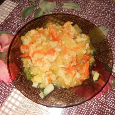 Рагу с цветной капустой и картошкой