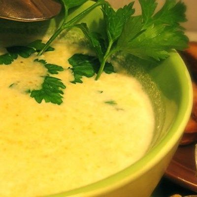 Диетический сырный суп