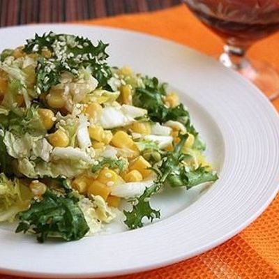 Салат с кукурузой