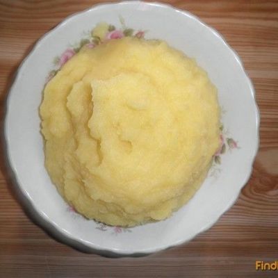Картофельное пюре на воде