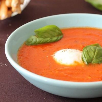Крем-суп из помидоров