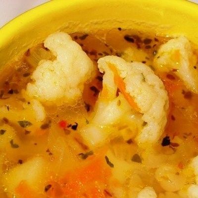 Гороховый суп с капустой