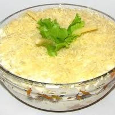Сырный салат На праздничный стол