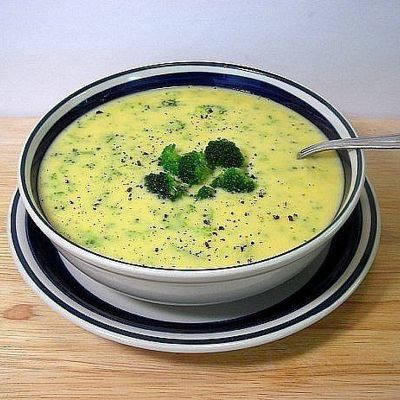 Низкокалорийный сырный суп