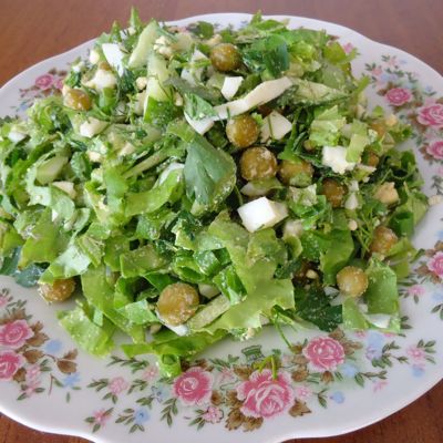 Рецепт салата из листьев салата