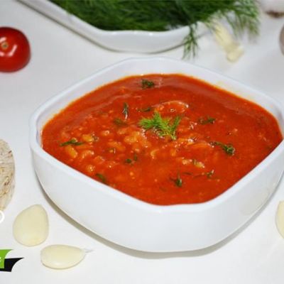 Вегетарианский томатный суп