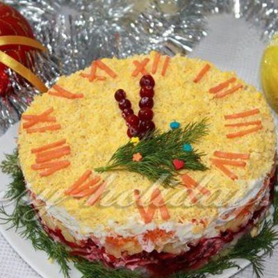 Овощной торт Новогодний