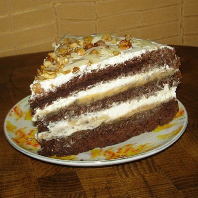Торт Шоколадно-банановый по мотивам десерта Селезнева