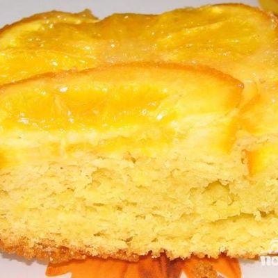 Апельсиновый пирог с орехами