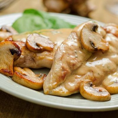 Курица с грибами: рецепт отбивных с шампиньонами