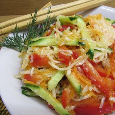 Салат из дайкона по-корейски