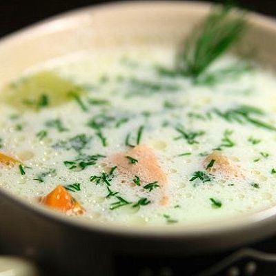 Холодный рыбный суп