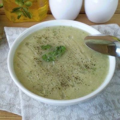 Сыроедческий суп из шампиньонов