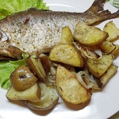 Картофельный гарнир к рыбе рецепт с фото