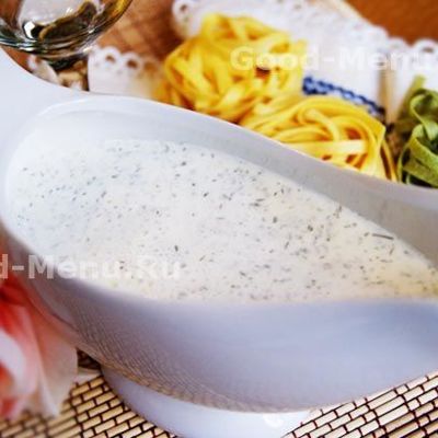 Сырный соус для спагетти, макарон или лапши