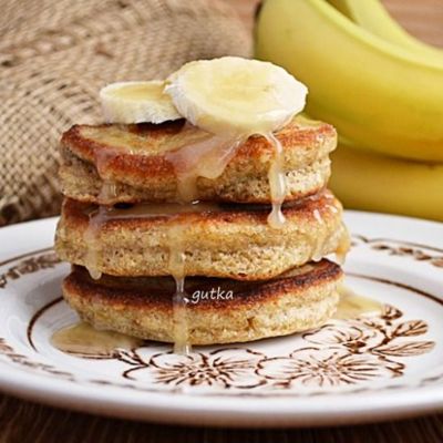 Банановые оладьи на завтрак