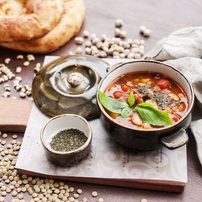 Рецепт супа из бобов и овощей