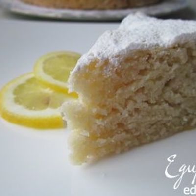 Лимонный пирог постный