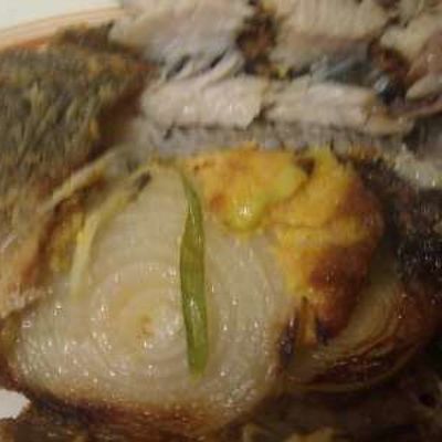 Жаренная рыба с сюрпризом - папин рецепт